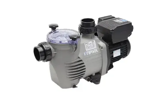 Kripsol VSP poolpump i grå och svart med transparent lock